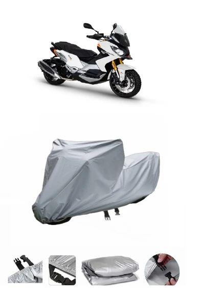 Peugeot XP 400  Gri Motosiklet Brandası ARKA ÇANTA UYUMLU DEĞİLDİR
