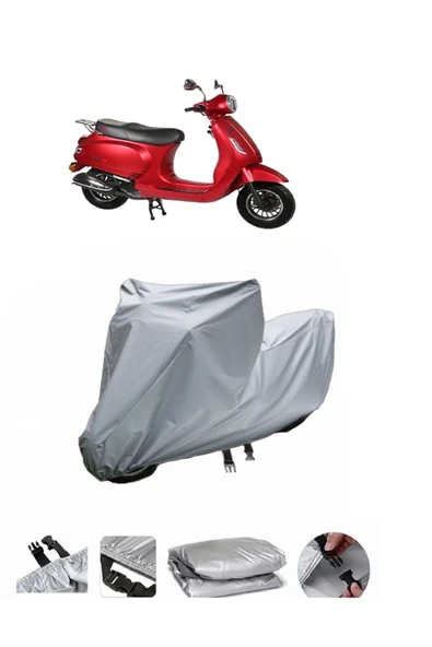 RMG Moto Gusto Swing 50  Gri Motosiklet Brandası ARKA ÇANTA UYUMLU DEĞİLDİR