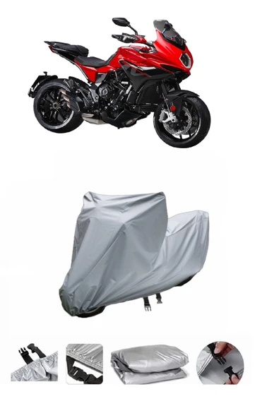 MV Agusta Turismo Veloce 800  Gri Motosiklet Brandası ARKA ÇANTA UYUMLU DEĞİLDİR