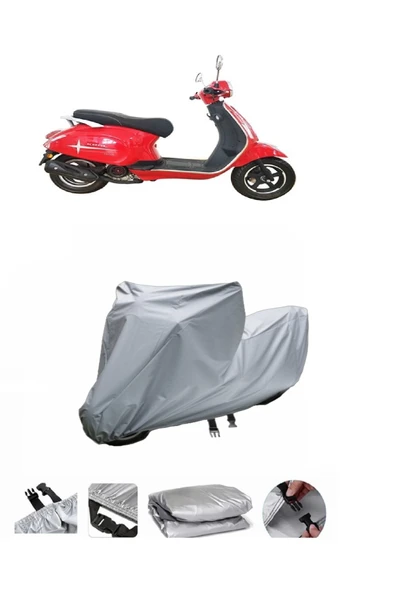 Kral Motor KR-211 Rana 50  Gri Motosiklet Brandası ARKA ÇANTA UYUMLU DEĞİLDİR