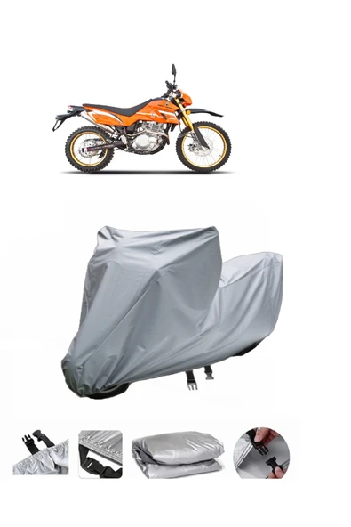 Motoran Cross XV-250  Gri Motosiklet Brandası ARKA ÇANTA UYUMLU DEĞİLDİR