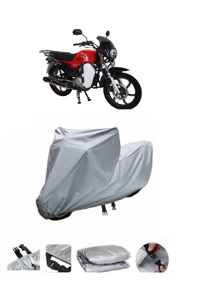 RMG Moto Gusto Ranger 100  Gri Motosiklet Brandası ARKA ÇANTA UYUMLU DEĞİLDİR