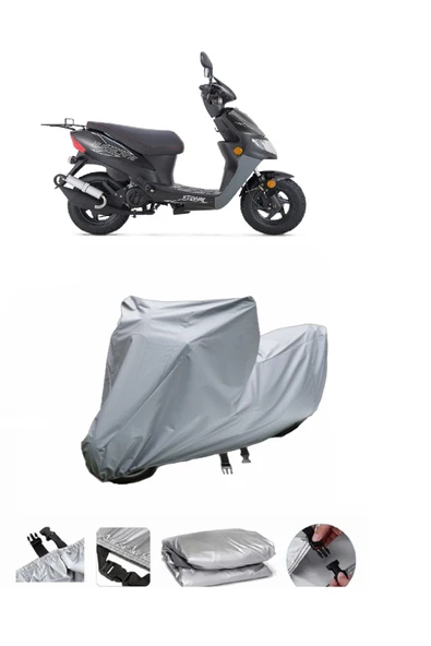 Keeway Hurricane  Gri Motosiklet Brandası ARKA ÇANTA UYUMLU DEĞİLDİR