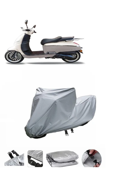 Kral Motor Rigil 125  Gri Motosiklet Brandası ARKA ÇANTA UYUMLU DEĞİLDİR