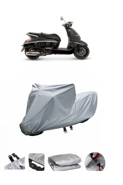 Peugeot Django 150  Gri Motosiklet Brandası ARKA ÇANTA UYUMLU DEĞİLDİR