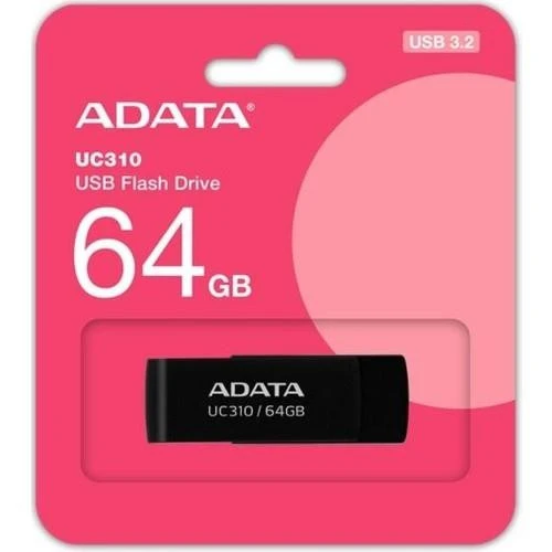 Adata UC310-64GB 64GB USB3.2 Gen1 Black Flash Bellek - 2