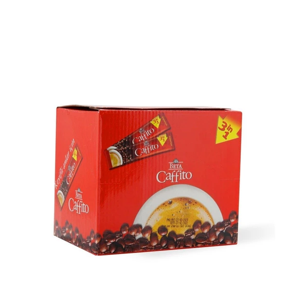 Beta Caffito 3 in 1 Klasik Hazır Kahve Display Kutuda 40 Adet x 18 GR - 3