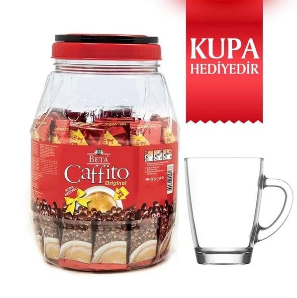 Beta Caffito 3 in 1 Klasik Kavanoz 36 Adet x18 GR (Kupa)