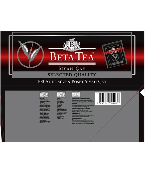 Beta Selected Quality Bardak Poşet 100 Adet (Seylan Çayı - Ceylon Tea) - 4