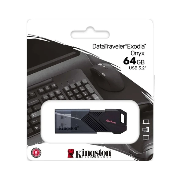 64GB Portable USB 3.2 Gen 1 DataTraveler