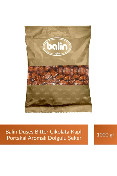 Balin Düşes Çikolata Kaplı Portakal Aromalı Sert Şeker 1000 gr x 2 Adet - 2
