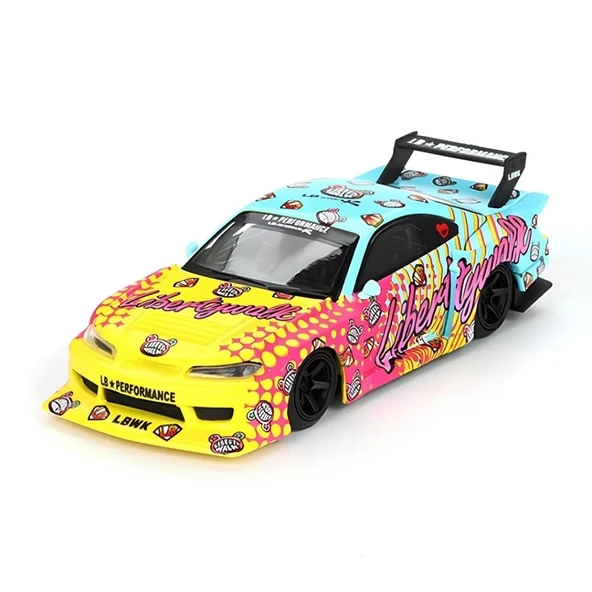 Nessiworld Mini GT 1/64 Nissan LB-Super S15 SILVIA LBWK KUMA