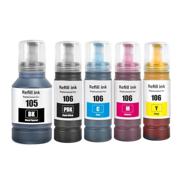 Epson 105 106 Muadil Mürekkep Seti
