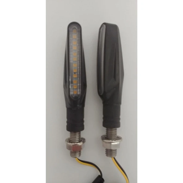 Jolt Fyd Motorsiklet Kayar LED Sinyal Sarı Işık Monster Model Uyumlu - Resim 4