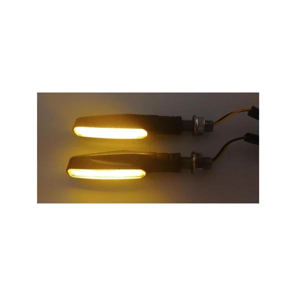Jolt Fyd Motorsiklet Kayar LED Sinyal Sarı Işık Monster Model Uyumlu - Resim 5