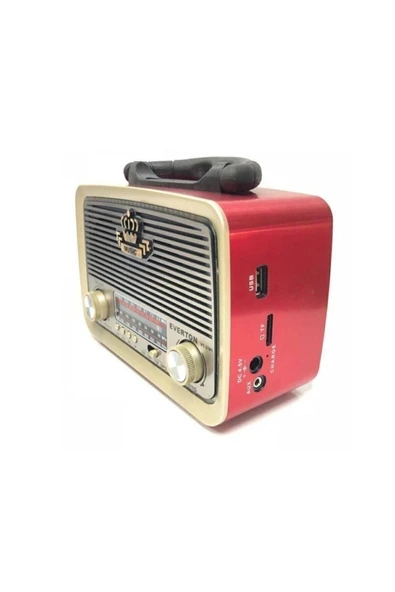 Bantlı Bluetooth Radyo Everton Rt-301 Kırmızı Renk - 3