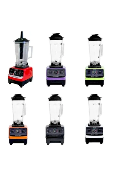 İntexstar Silver Crest Profesiyonel 7200Watt Cafe Bar Çift Sürahili Belender Buz Kırıcı Öğütücü - 2