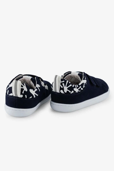 Hopfrög  Smart Walker Recycled Canvas Eco Lacivert Barefoot Çocuk Ayakkabı H020902083 - 5