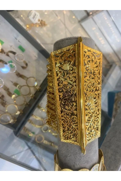 22 Ayar Altın Kaplama Urfa Akıtma Bilezik - 2
