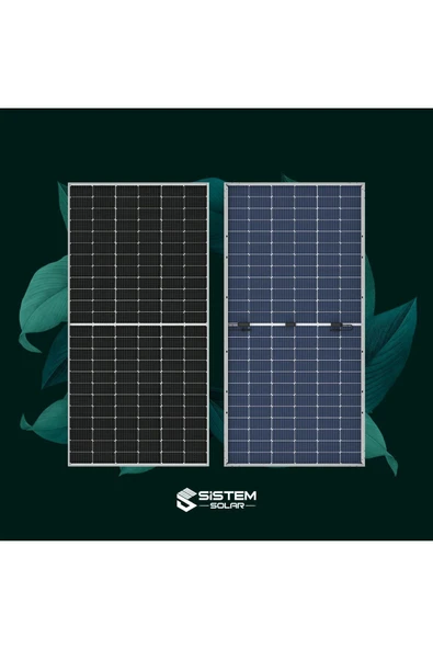 Bifacial 550w Watt Güneş Paneli Monokristal 144 Hücre Solar Panel - 4