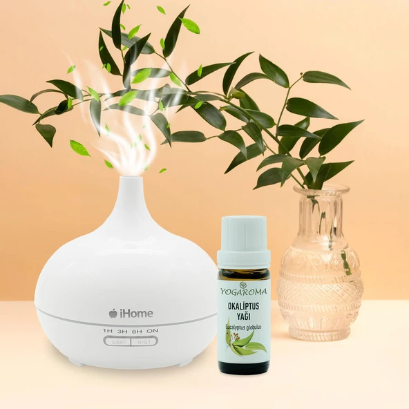 NPO Yogaroma Ferahlatıcı Aromaterapi 10mL Saf ve Doğal Okaliptus Uçucu Yağ 8 Adet - 8