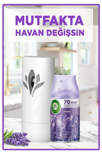 Air Wick Freshmatic Otomatik Sprey & Lavanta Yedek Sprey Oda Kokusu Kiti - 4