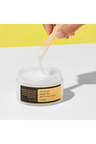 COSRX Advanced Snail 92 All In One Cream (Hepsi Bir Arada Krem) (GLOBALCARE) - 2