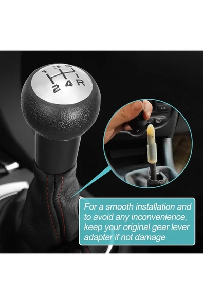 İthal Peugeot Vites Topuzu 307-207-308-C4-407-301-Citroen C Elysee-206-C4-C2 - Resim 6