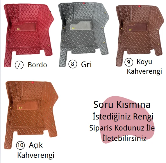 Hyundai İ20 2021 Sonrası Araca Özel 8D Tek Katmanlı Havuzlu Paspas Takımı - Resim 4