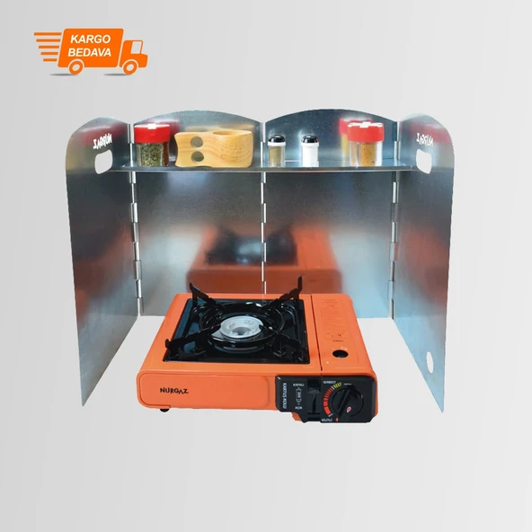 Nurgaz Portatif Ocak Rüzgarlığı NG N071 ürün görseli 1