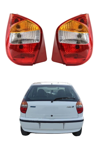PLEKSAN Fiat Palio Arka Stop Lambası 2003-2012 Kasa Uyumlu Sağ Sol Takım Halinde