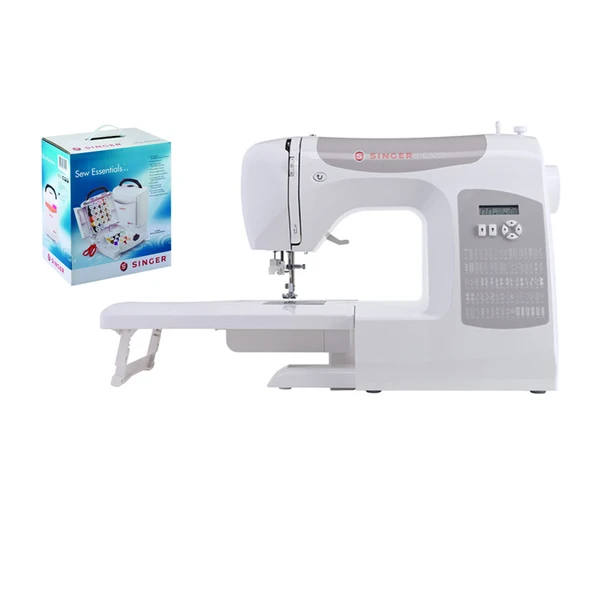 Singer C5205-GR Gri Elektronik Dikiş Makinesi ve Singer HC-22 Dikiş Seti