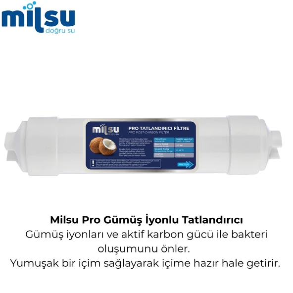 Milsu Pro Gümüş İyonlu Tatlandırıcı Filtre - 2
