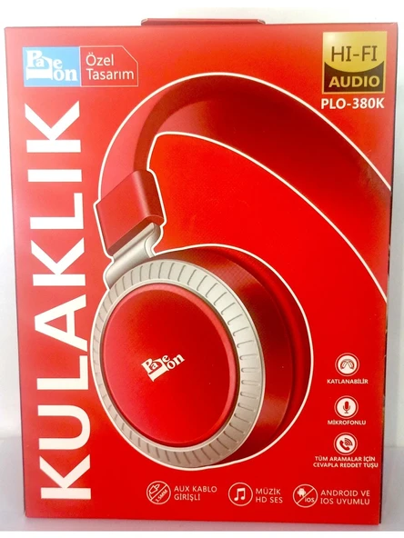 Paleon Kablolu Kulaklık PLO-380K - 5