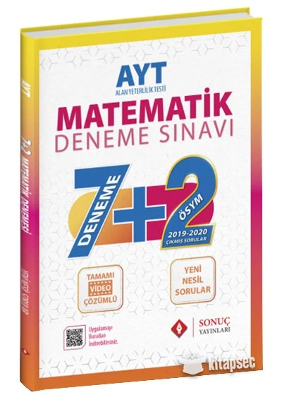 AYT Matematik 7+2 Deneme Sınavı Sonuç Yayınları