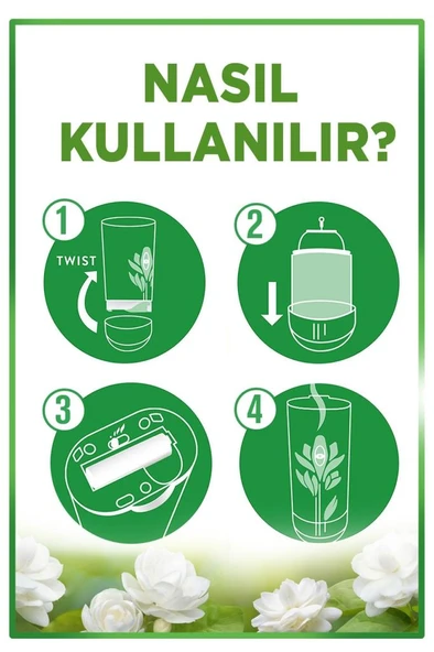 Air Wick Freshmatic Otomatik Sprey & Bahar Çiçekleri Yedek Sprey Oda Kokusu Kiti - 8