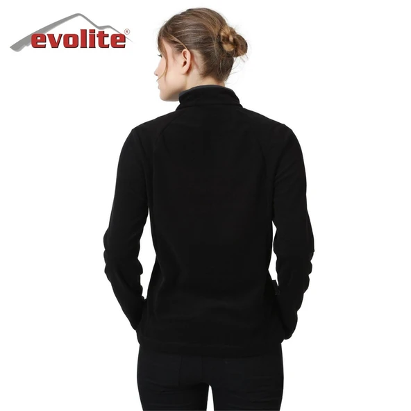 Evolite Fuga Bayan Mikro Polar Sweater - Siyah - 9