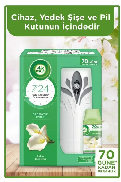 Air Wick Freshmatic Otomatik Sprey & Bahar Çiçekleri Yedek Sprey Oda Kokusu Kiti - 2