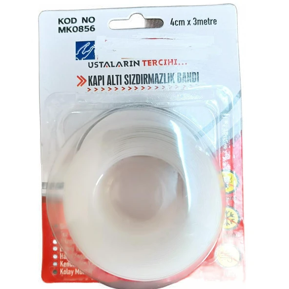 Kapı Altı Sızdırmaz Bant 40mm/3 Metre - Kapı Altı Soğuk Kesici Toz Rüzgar Önleyici Isı Yalıtımı ürün görseli