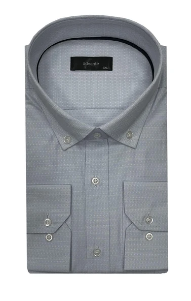 Advante Büyük Beden Uzun Kol Klasik Erkek Gömlek-7212