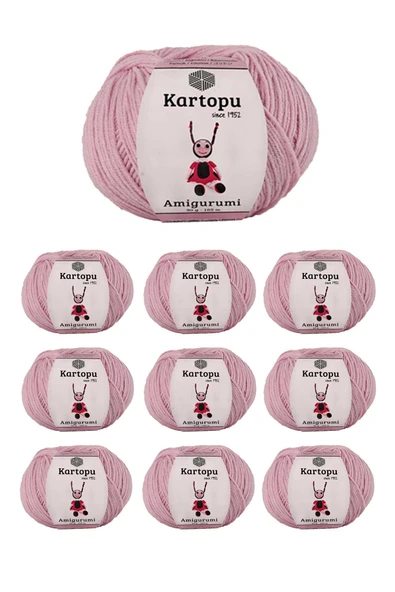 10 Adet Amigurumi El Örgü İpi 50gr 768 ürün görseli 1
