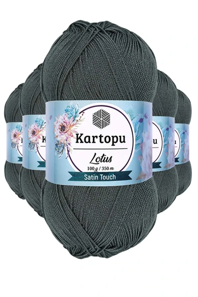 5 Adet Lotus Bikini Büstiyer Bluz Örgü İpi  K944 Füme ürün görseli 1