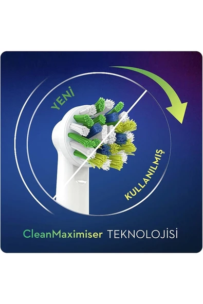 Oral-B Diş Fırçası Yedek Başlığı Clean Maximiser Cross Action 4 Lü - 5