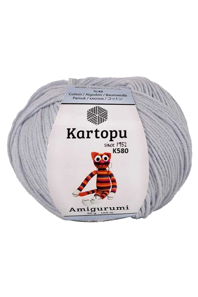 10 Adet Amigurumi El Örgü İpi 50gr 580 - Resim 2