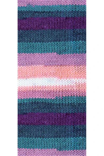 5 Adet Vega Stripe Premium Akrilik El Örgü İpi Yünü No: 82416 - Resim 3