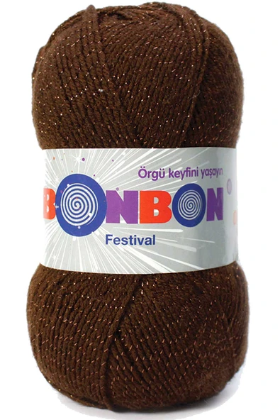 1 Adet Festival Simli Örgü İpi Yünü Renk No:219 ürün görseli 1