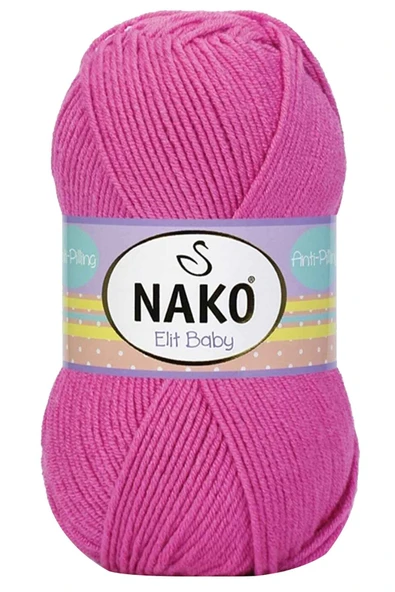 1 Adet Elite Baby El Örgü İpi Tüylenmeyen Bebek Yünü Çöl Gülü 5278 ürün görseli 1