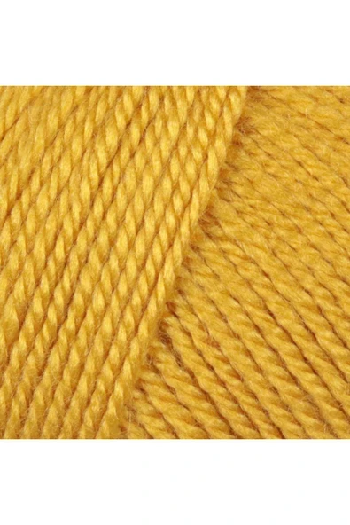 1 Adet Dora El Örgü İpi Yünü 100 gr 102 Sarı ürün görseli 1