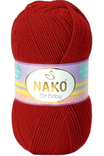 1 Adet Elite Baby El Örgü İpi Tüylenmeyen Bebek Yünü Pul Biber 298 ürün görseli 1
