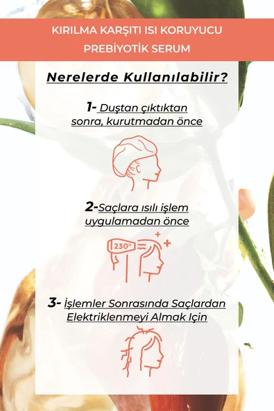 Kırılma Karşıtı/Isı Koruyucu (Reparation) Prebiyotik Serum - Vegan-100 ml - 6